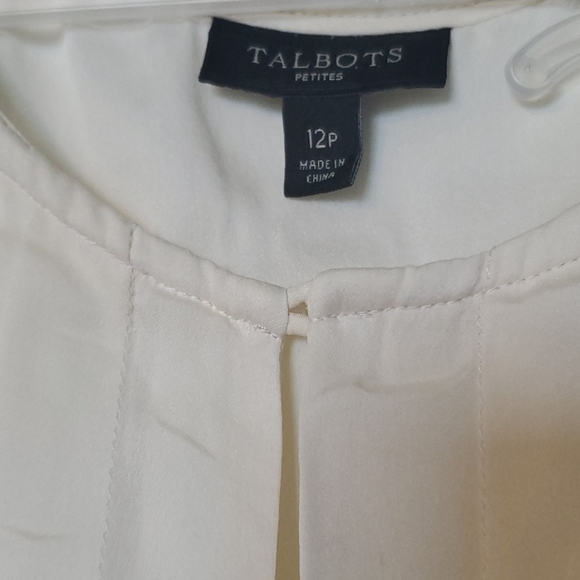 Talbots 100% silk top - Picture 2 of 7